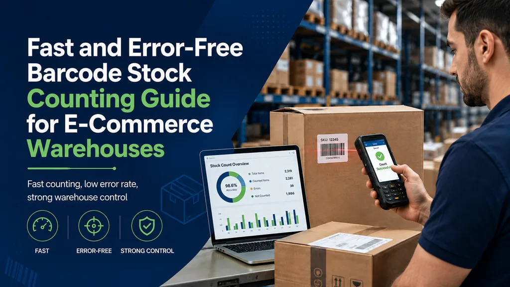 Fast and Error-Free Barcode Stock Counting Guide for E-Commerce Warehouses
